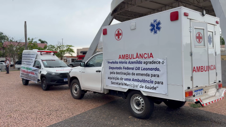 Barra do Bugres Recebe Duas novas Ambulâncias para Melhor Atender a População