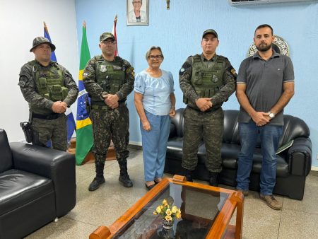 Prefeita Azenilda reforça parceria com a Polícia Ambiental em Barra do Bugres